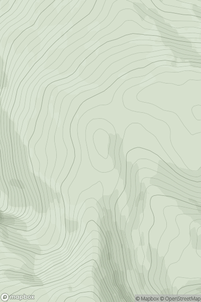 Thumbnail image for Beinn na Cille [Sunart and Ardgour] showing contour plot for surrounding peak